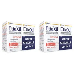 Etiaxil - Deodorant Detranspirant - Behandlung übermäßiger Transpiration - Achselhöhlen - Extreme - Normale Haut - 15 ml 2er-Pack