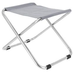 Klapphocker Fiam Chico Jan Kurtz Möbel grau, Designer Francesco Favagrossa, 45x49x50 cm