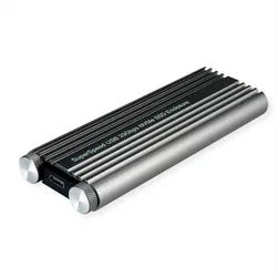 ROLINE PC-Gehäuse Externes SSD-Gehäuse, M.2, NVMe zu USB 3.2 Gen 2x2 Typ C bunt