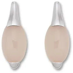 ONE ELEMENT Paar Ohrhänger Chalcedon Ohrringe Ohrstecker aus 925 Silber, Zurückhaltend & edel – passt zu eleganten wie lässigen Looks silberfarben