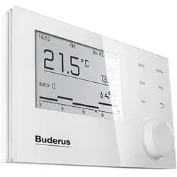 Buderus Logamatic EMS RC310 System-Bedieneinheit weiss + Außenfühler Regelgerät