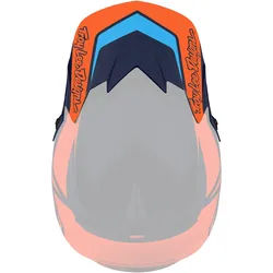Troy Lee Designs GP Overload Helmschirm, blau-orange für Männer