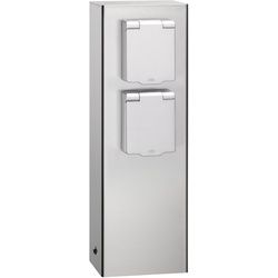 LCD Steckdosensäule - 2-fach Steckdosen 019