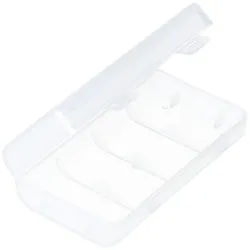 Keeppower Box für 2x 18650 transparent M3, nur geeignet für Akku bis max. 69,5mm
