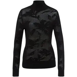 Le pull en maille fine BASLER noir