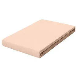 Schlafgut Boxspring-Spannleintuch , Hellrot , Textil , 120-130x200-220 cm , Grüner Punkt, Textiles Vertrauen - Oeko-Tex®, Hohenstein, AZO-frei, Oeko-Tex® Made IN Green , Rundumgummi, bügelfrei, keine Sondergrößen, weich und anschmiegsam, perfekter Sitz , Heimtextilien, Bettwäsche & Leintücher, Leintücher, Spannleintücher Boxspringbett