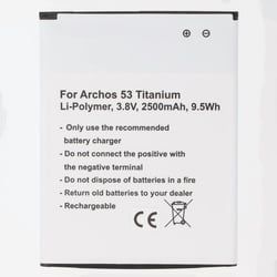 Akku passend für den Archos 53 Titanium Akku AC53Ti