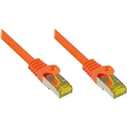 GC 8070R-003O - Patchkabel - Cat.7 Rohkabel, orange, 0,25 m