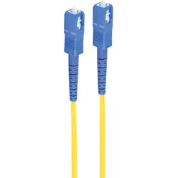 SHVP BS07-106082 - LWL Patchkabel, Simplex, SC / SC, UPC, 9/125μ, OS2, gelb, 15 m