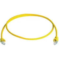 Telegärtner Telegärtner 100009132 RJ45 Patchkabel CAT 6a S/FTP 25.00 m Gelb Flammw Netzkabel, (2500.00 cm) gelb