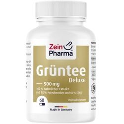 GRÜNTEE Kapseln Grüntee Deluxe 500 mg 60 St