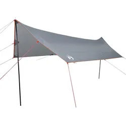 vidaXL Tarp-Zelt Tarp Grau und Orange 460x305x210 cm Wasserdicht, Personen: 1 (1 tlg) grau