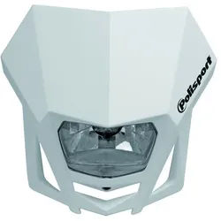 POLISPORT Weiße LMX-Scheinwerferplatte, weiss