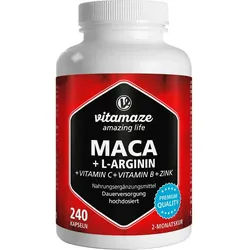 Maca 4:1 Hochdosiert + L-Arginin 240 ST