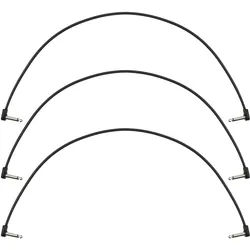 Fender Blockchain 24" Mono Kabel gewinkelt/gewinkelt 3er Pack
