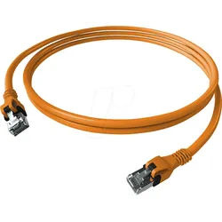 CPP1OOAOAO0020 - Cat.6a Patchkabel, DualBoot, PushPull, S/FTP, orange, 2 m