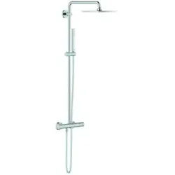 Grohe Duschsystem Euphoria 230 chr, m AP-Thermostat, schwenkb. Arm 45cm