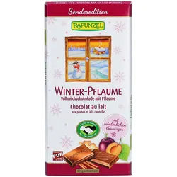 Rapunzel - Winter-Pflaume Vollmilchschokolade