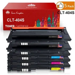 Toner Kingdom Tonerkartusche für Samsung CLT 404S Xpress C430 C430W C480W C480FW C480FN gelb|schwarz