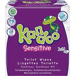 Kandoo Sensitive Feuchttücher 3x60 Stück