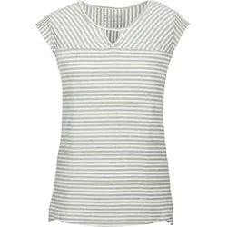 Funktionstop KILLTEC "KOS 125 WMN TP", Damen, Gr. 46, graugrün, Obermaterial: 95% Polyester, 5% Elasthan, Tops, Schnelltrocknendes Damen Funktionstop mit femininem Design