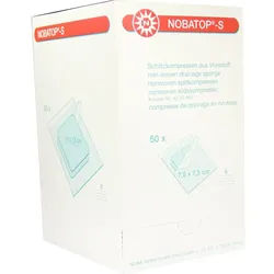 Nobatop S 7.5x7.5cm Sterile Kompressen 100 ST