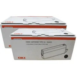 Okidata Type C4 Toner Black 2 Pack