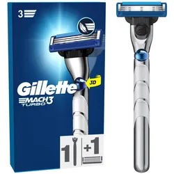 Gillette MACH3 TURBO Nassrasierer Herren