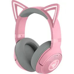 RAZER Kraken Kitty V2, Over-ear Gaming Headset Bluetooth Quartz Pink