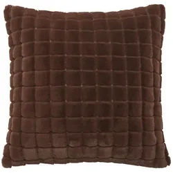 Xxxl Kissenhülle , Braun , Textil , Uni , 50x50 cm , Heimtextilien, Bezüge, Kissenbezüge