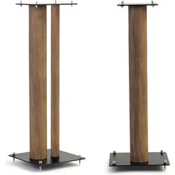 NorStone STYLUM 3 SPEAK STANDS/PAIR/OAK (1 Paar, Ständer), Lautsprecher Ständer + Wandmontage