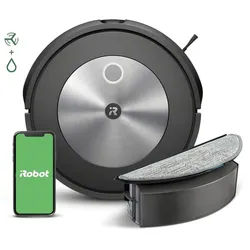 iRobot Roomba j5 Combo Saug-und Wischroboter, Schwarz