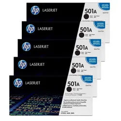 HP 501A Toner Black 5 Pack