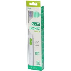 Gum® Sonic Daily White 4100 Batteriebetriebene elektrische Zahnbürste