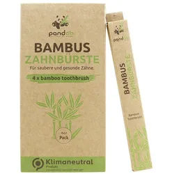 Pandoo Zahnbürsten 4er Pack 4 St