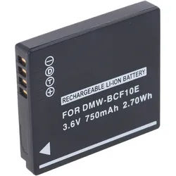Akku passend für den Panasonic DMW-BCF10, DMW-BCF10E, BCF-10, CGA-S/106C, CGA-S106C Akku Li-Ion