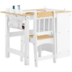 SoBuy Kindersitzgruppe Weiß , Holzwerkstoff , 80x66x50 cm , Babymöbel & Kindermöbel, Kinderzimmer & Jugendzimmer, Kindersitzgruppe