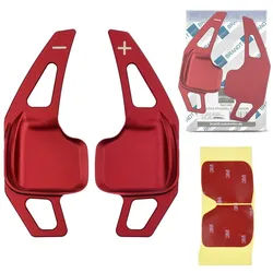 BRANDT AUTOMOTIVE Lenkeradapter Auto Lenkrad Schaltwippen Verlängerung SET Aluminium ROT, (2-tlg., für BMW 1er F20 F21 F22 F23 F45 F46 3er F30 F31 F34 F32 F33 F36 i8) rot