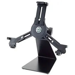 K&M Tablet-Halterung 19792 Tablet-PC-Tischstativ schwarz schwarz