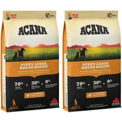 ACANA HERITAGE Puppy Large Breed Dog 2x11,4kg