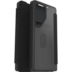 OtterBox React Folio Schutzhülle für Samsung Galaxy S25 Ultra Black Crystal - clear/black