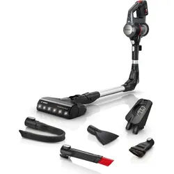 BOSCH Akku-Stielstaubsauger Unlimited 7 BCS711A, Beutellos, Akku Staubsauger mit LED Düse silberfarben