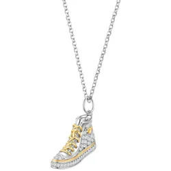 Glanzstücke München Kette mit Anhänger GSM2156 (1-tlg), mit Zirkonia silberfarben