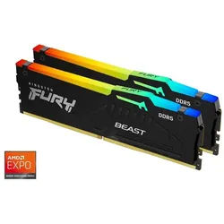 FURY Beast RGB DDR5-5600 - 32GB - CL36 - Dual Channel (2 pcs) - AMD EXPO & Intel XMP - Schwarz mit RGB