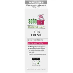 sebamed® Trockene Haut Fußcreme Parfumfrei Urea 10% Creme 100 ml Unisex 100 ml Creme