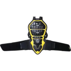 Spidi Back Warrior 145/160 Rückenprotektor, schwarz-gelb, Größe M für Männer