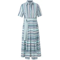 La robe col chemisier Fadenmeister Berlin turquoise