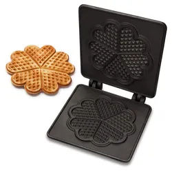 Neumärker® Große Herzwaffel Wechselplatten für Thermocook® | Gusseisen