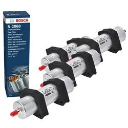4x Kraftstofffilter BOSCH F 026 402 068 für Audi Porsche A8 D4 Q7