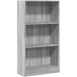 vidaXL Bücherregal Bücherregal Grau Sonoma 60x24x109 cm Holzwerkstoff, 1-tlg. grau